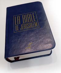 Bible de Jérusalem voyage bleue