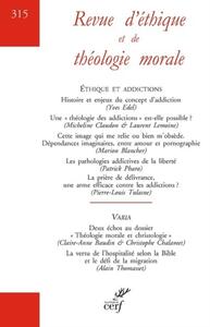 REVUE D'ETHIQUE ET DE THEOLOGIE MORALE - N 315