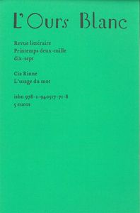 L' USAGE DU MOT