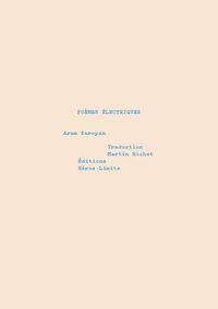 POEMES ELECTRIQUES