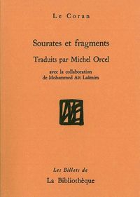 SOURATES ET FRAGMENTS DU CORAN