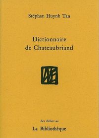 DICTIONNAIRE DE CHATEAUBRIAND