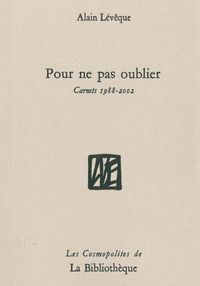 Pour ne pas oublier