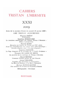 Cahiers Tristan L'Hermite