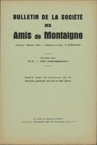 Bulletin de la Société des amis de Montaigne