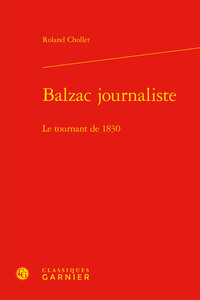 Balzac journaliste