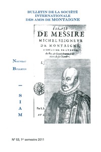 Bulletin de la Société internationale des amis de Montaigne