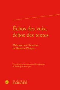 Échos des voix, échos des textes