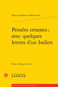 Pensées errantes ; avec quelques lettres d'un Indien