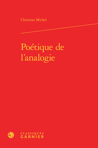 Poétique de l'analogie