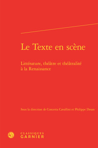 Le Texte en scène