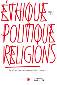 Éthique, politique, religions