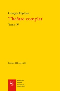 THEATRE COMPLET - TOME IV