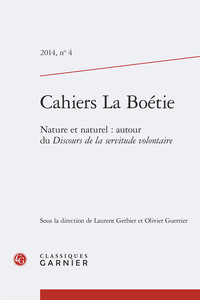 Cahiers La Boétie