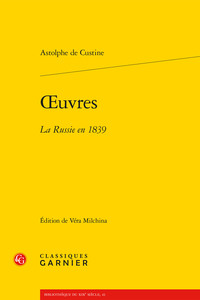 OEUVRES - LA RUSSIE EN 1839