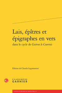 Lais, épîtres et épigraphes en vers