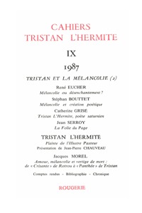 Cahiers Tristan L'Hermite