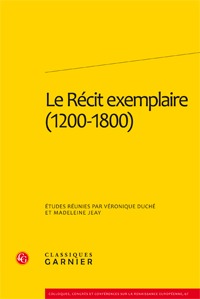 Le Récit exemplaire (1200-1800)