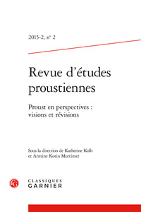 Revue d'études proustiennes