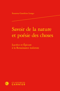 Savoir de la nature et Poésie des choses