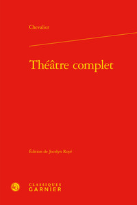 Théâtre complet