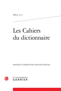 Les Cahiers du dictionnaire