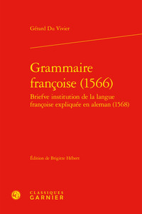 GRAMMAIRE FRANCOISE (1566)