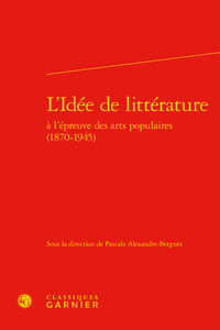 L'Idée de littérature