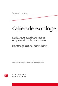 Cahiers de lexicologie