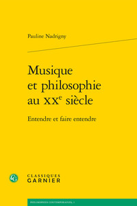 Musique et philosophie au XXe siècle