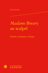 Madame Bovary au scalpel