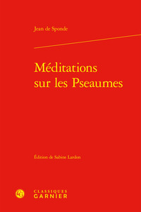 Méditations sur les Pseaumes