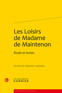 Les Loisirs de Madame de Maintenon