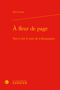 À fleur de page
