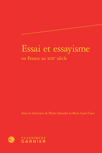 Essai et essayisme