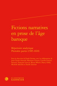 Fictions narratives en prose de l'âge baroque