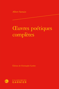 oeuvres poétiques complètes