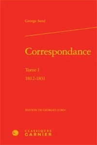 correspondance. tome i - 1812-1831