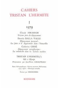 Cahiers Tristan L'Hermite