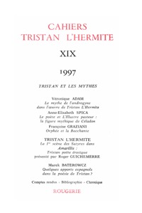 Cahiers Tristan L'Hermite