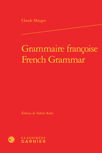 Grammaire françoise / French Grammar