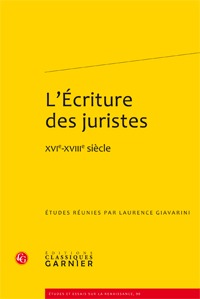 L'Écriture des juristes