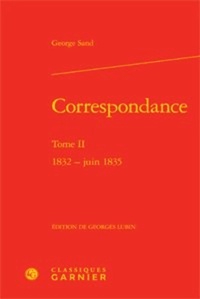 correspondance. tome ii - 1832 - juin 1835