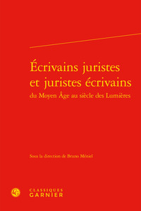 Écrivains juristes et juristes écrivains