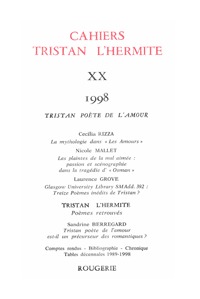 Cahiers Tristan L'Hermite