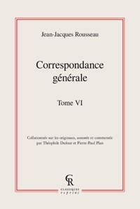 CORRESPONDANCE GENERALE - TOME VI