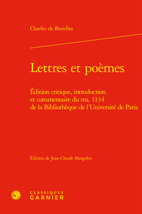 Lettres et poèmes