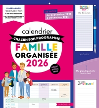 Calendrier Chacun son programme Famille organisée 2026