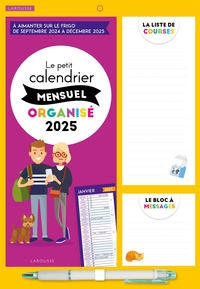 LE PETIT CALENDRIER MENSUEL FAMILLE ORGANISEE 2025