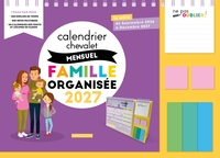 Calendrier chevalet mensuel Famille organisée 2027